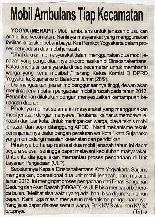 Kliping jogja terbaru
